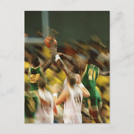 Basketball 3 postkarte (Vorderseite)