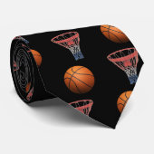 Basketball - 3D-Effekt Krawatte (Gerollt)