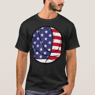 Basketball 4. Juli Patriotische Männer Wo T-Shirt