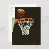 Basketball 5 postkarte (Vorne/Hinten)