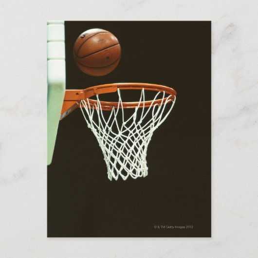Basketball 5 postkarte (Vorderseite)