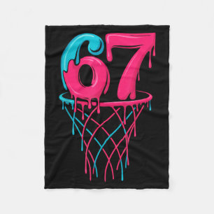 Basketball 67 6 7 Seven Drip Six Gen Alpha Meme Fleecedecke