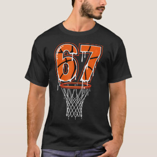 Basketball 67 Eiscreme-Tropfen Lustig Gen Alpha T-Shirt