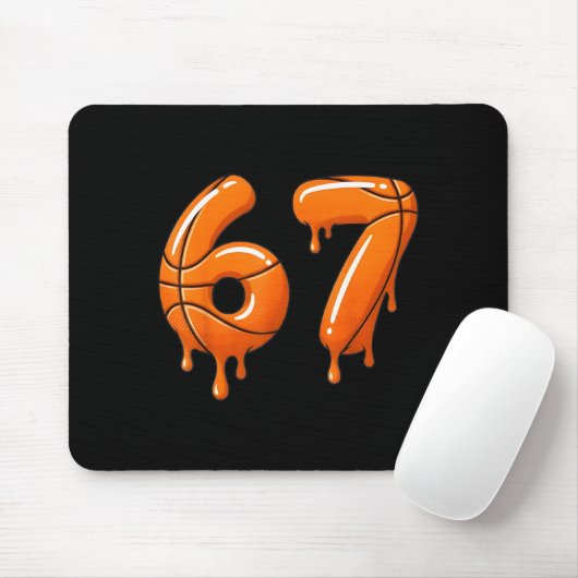 Basketball 67 Meme Funny Cool Slam Dunk For Boys K Mousepad (Mit Mouse)