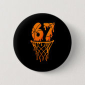 Basketball 67 Meme Funny Six Seven Gen Alpha Drip Button (Vorderseite)