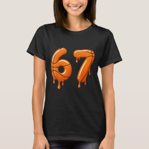 Basketball 67 Meme Lustig Cool Slam Dunk Für Junge T-Shirt