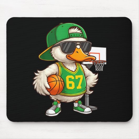 Basketball 67 Six Seven Funny Basketball Meme Drip Mousepad (Vorne)