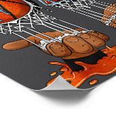 Basketball 67 Six Seven Funny Gen Alpha Meme Drip  Poster (Ecke)