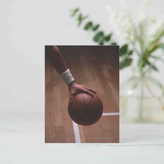Basketball 6 postkarte (Stehend Vorderseite)