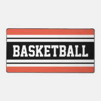 BASKETBALL 70er Orange Schwarz-weiß Racing Streife