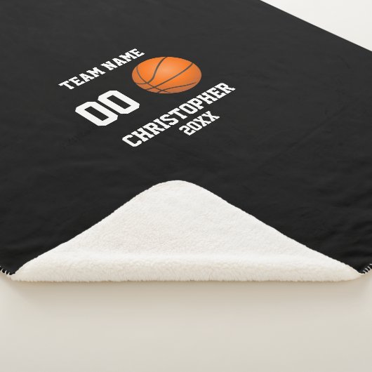 Basketball 7 Foto Collage Fleece Decke Sherpadecke (3/4)