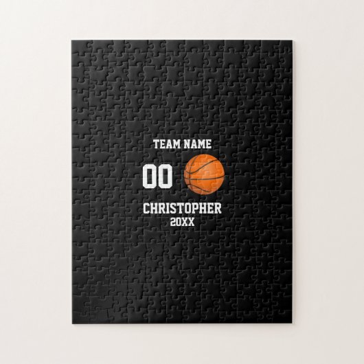 Basketball 7 Team FotoCollage Puzzle (Vertikal)