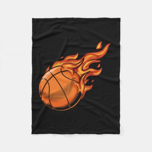 Basketball 8 fleecedecke (Vorderseite)