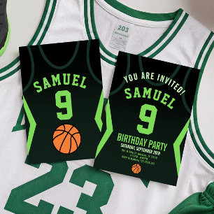 Basketball 9 Einladung zum Geburtstag