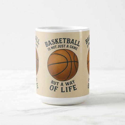 Basketball, a way of life! kaffeetasse (Mittel)