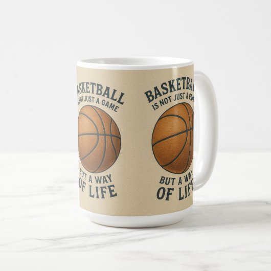 Basketball, a way of life! kaffeetasse (VorderseiteRechts)