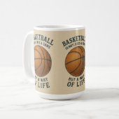 Basketball, a way of life! kaffeetasse (Vorderseite Links)