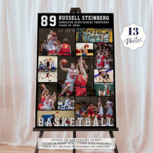 Basketball-Abiturient 13 Foto-Collage