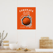 Basketball Abschluss 2025 Poster (Küche)