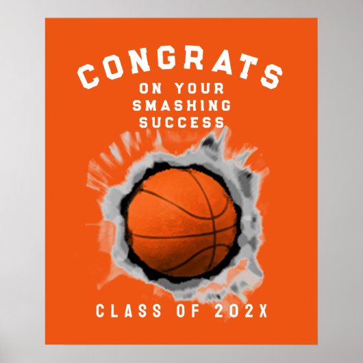 Basketball Abschluss 2025 Poster (Vorne)