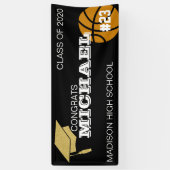 Basketball-Abschluss-Banner Banner (Vertikal)