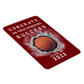 Basketball Abschluss Glückwunschs Magnet (Rechte Seite)