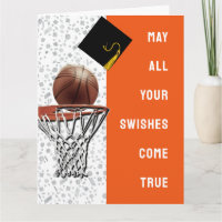 Basketball-Abschluss-Karte
