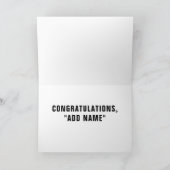 Basketball-Abschluss-Karte Karte (Innenseite)