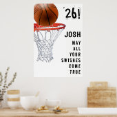 Basketball-Abschluss Poster (Küche)