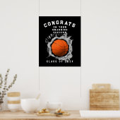 Basketball-Abschluss Poster (Küche)