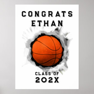 Basketball-Abschluss Poster
