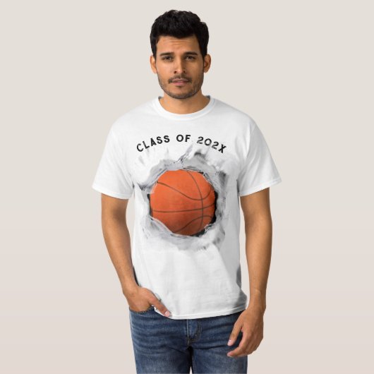 Basketball-Abschluss T-Shirt (Vorne ganz)