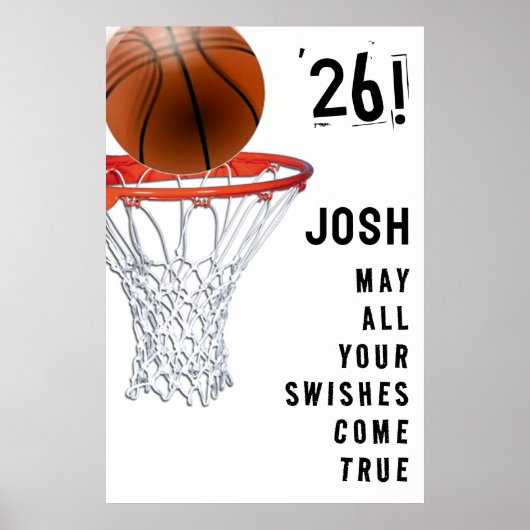 Basketball-Abschlussfeier Poster (Vorne)