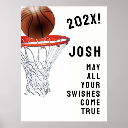 Basketball-Abschlussfeier Poster (Vorne)