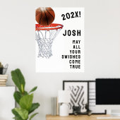 Basketball-Abschlussfeier Poster (Heimbüro)