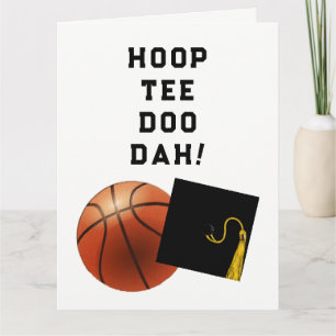 Basketball-Abschlusskarte Karte