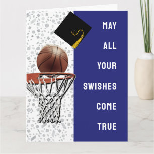 Basketball-Abschlusskarte Karte