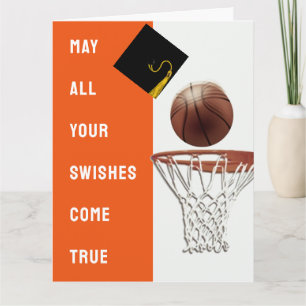 Basketball-Abschlusskarte Karte