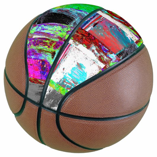 Basketball – Abstrakter Raster (angewinkelt)