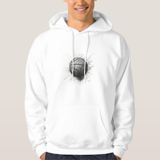 Basketball Aesthetic Hoodie (Vorderseite)