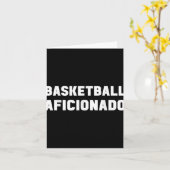 Basketball Aficionado Trainer Lover Experte Spiele Karte (Gelbe Blume)