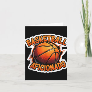 Basketball Aficionado Trainer Lover Experte Spiele Karte