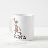 Basketball-Alien Kaffeetasse (Vorderseite Links)