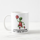 Basketball-Alien Kaffeetasse (Links)