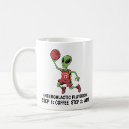 Basketball-Alien Kaffeetasse