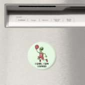 Basketball-Alien Magnet (In Situ (Geschirrspüler))