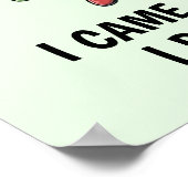 Basketball-Alien Poster (Ecke)