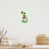 Basketball-Alien Poster (Küche)