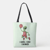 Basketball-Alien Tasche (Rückseite)