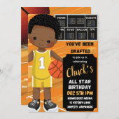 Basketball | Alle Star | Einladung zum Sport (Vorne/Hinten)